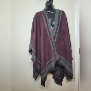 Purple and Grey Poncho OS